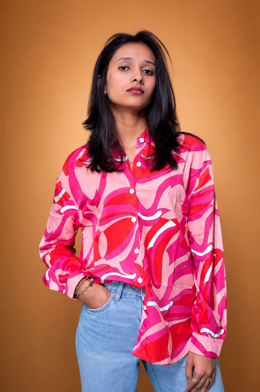 Abstract Print Shirt